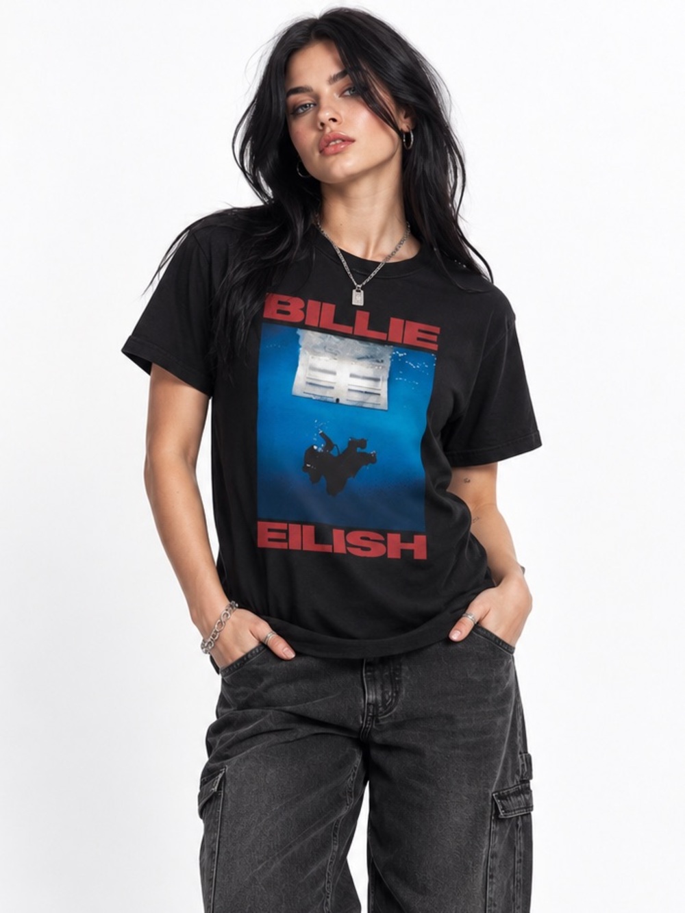 Billie Eilish Target Exclusive Hit Me Hard and Soft Graphic Tee M